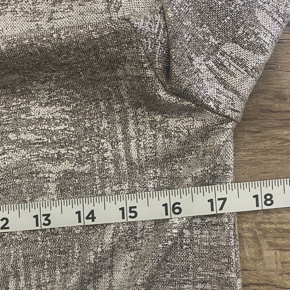 Anthropologie Silver Metallic Blouse - Picture 7 of 11